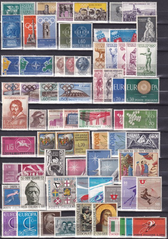 Worldwide  Lot-  Italy Unused   (Z9395)