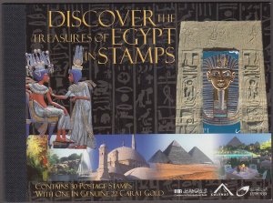 EGYPT Sc # 1880c.1 MNH COMPLETE BOOKLET of TREASURES of EGYPT