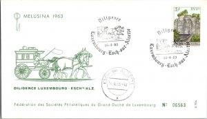 Luxembourg, Worldwide First Day Cover