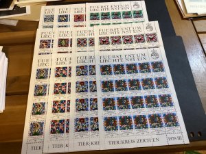 ICOLLECTZONE Liechtenstein 598-609 Sheets XF NH (C300-14)