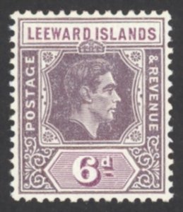 Leeward Islands Sc# 110 MH 1938-1951 King George VI