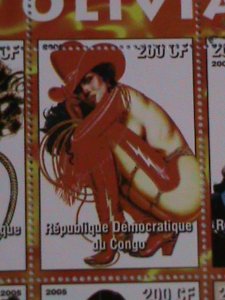 CONGO STAMP:2005 FAMOUS NUDE PAINTING BY OLIVIA MNH-STAMP S/S SHEET