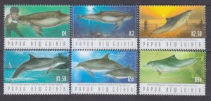 2003 Papua New Guinea 1025-1030 Marine fauna - Dolphins 8,00 €