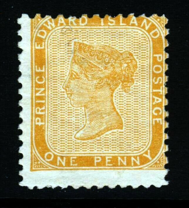 PRINCE EDWARD ISLAND CANADA QV 1862 1d Orange-Buff  Perf 11¾x12 SG 10 MINT