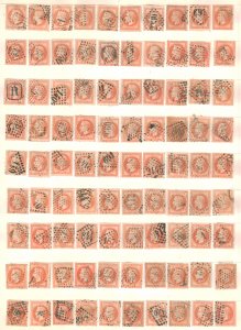 France Used Collection CV$5000.00 1862-1870 Napoleon III >700 Issues