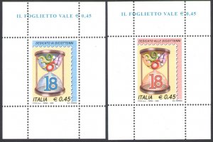 2006 Italy - Eighteen Bf 43/44 MNH Sheets ** Original Box