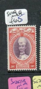 MALAYA   KELANTAN  (PP0212B)  SULTAN  30C   SG 49    MOG 