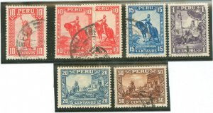 Peru #318-323 Used Single