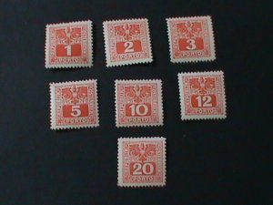 AUSTRIA-1945 SC#J175-181  POSTAGE DUE STAMPS-MNH VF WE SHIP TO WORLD WIDE