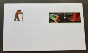 Canada International Polar Year 2007 Duck Bird Jellyfish Marine Life Sea (FDC)