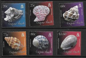 CAYMAN ISLANDS SG1234/9 2010 SHELLS MNH