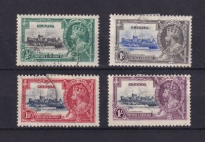 Grenada KGV 1935 Silver Jubilee Set SG145/148 Fine Used BP161012