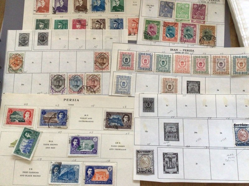 Western Asia mixed  mounted mint & used stamps Ref 65000 