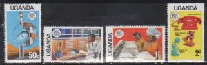 Uganda 147-50 Telecommunications Mint NH