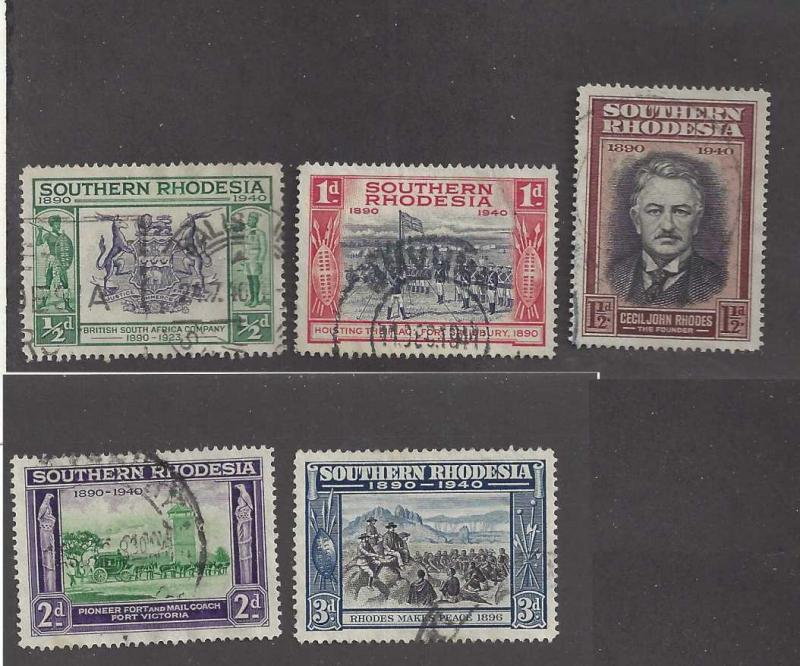 Southern Rhodesia 56-60, Used
