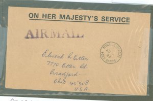 Pitcairn Islands  1980 Offical cover