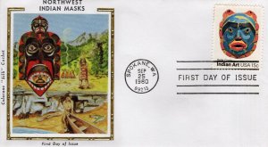 American Folk Art - Indian Masks,    1980  FDC16352