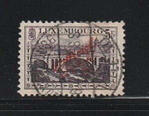 Luxembourg O140 U Overprint