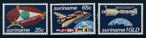 [SU 280] Suriname 1982 Research Space - Satellites  MNH