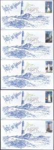 #4146-50 Pacific Lighthouses CL FDC Set