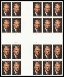 US 6043a Jimmy Carter imperf NDC cross gutter block 20 A MNH 2025