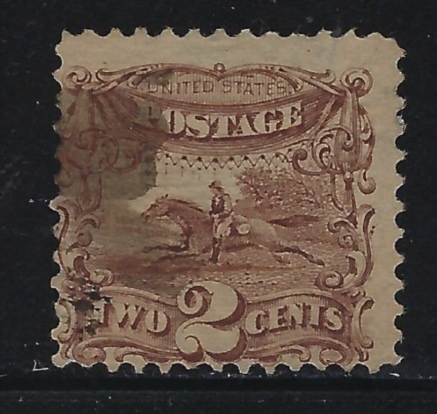 Scott # 113  Lot D620 2c Pony Express  Used