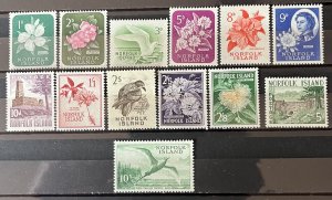 Norfolk Island #29-41 MLH Set- SCV=$35.10
