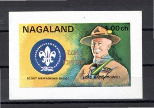 Nagaland (Local Issue) 1971 MNH souvenir sheet GOLD INVERTED overprint