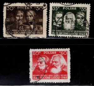 Poland Scott 430-432 Used