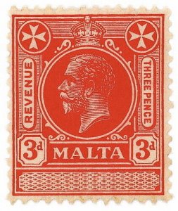 (I.B) Malta Revenue : Duty Stamp 3d