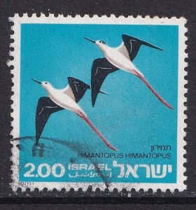 Israel  #579  used  1975  protected birds  £2  without tab