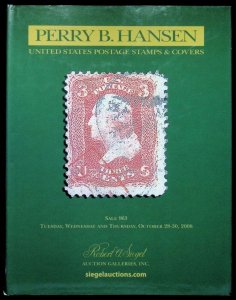 Siegel Sale 963-Perry B. Hansen United States Postage Stamps & Covers