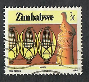 Zimbabwe #494 used single