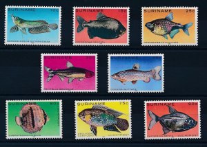 [SU216] Suriname Surinam 1980 Fishes MNH