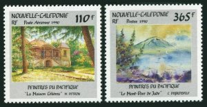 New Caledonia 640-641,MNH.Michel 890-891. Paintings 1990.M.Petron,C.Degroiselle.