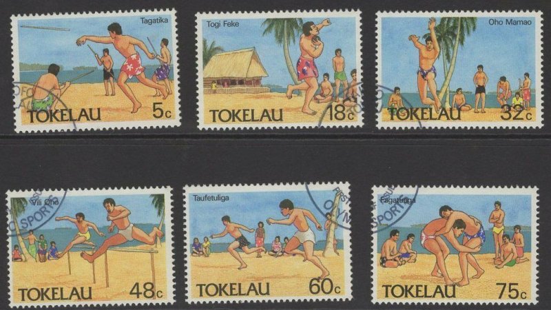 TOKELAU ISLANDS SG148/53 1987 OLYMPIC SPORTS FINE USED