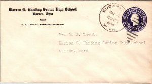 US Warren G Harding Senoir High School,Warren,OH 1950 Cover