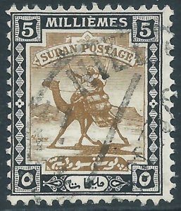 Sudan, Sc #33, 5m Used