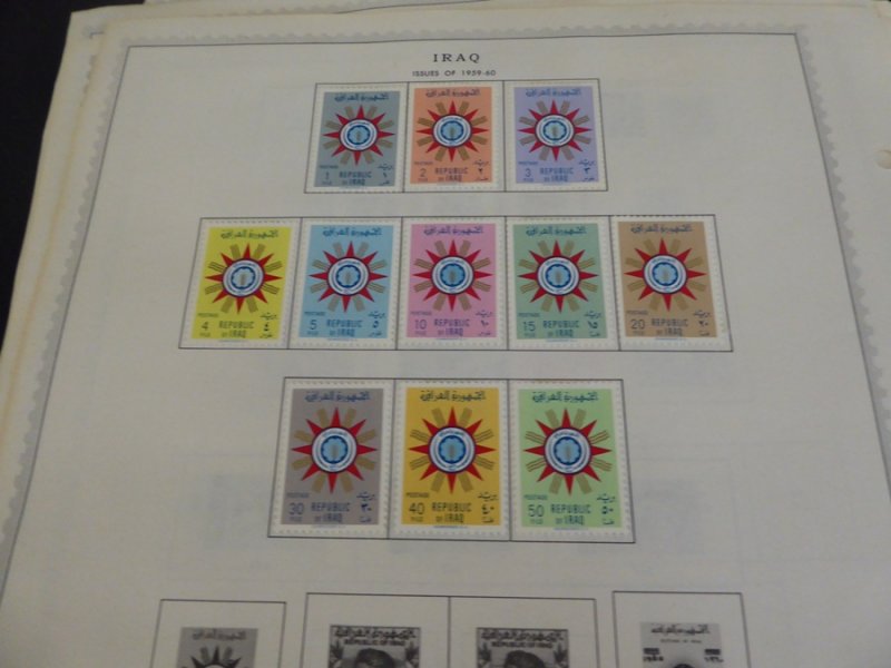 Iraq 1918-1976 Stamp Collection on Album Pages