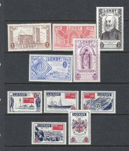 LUNDY #191//392 Commem issues (Mint NEVER HINGED) - Nice