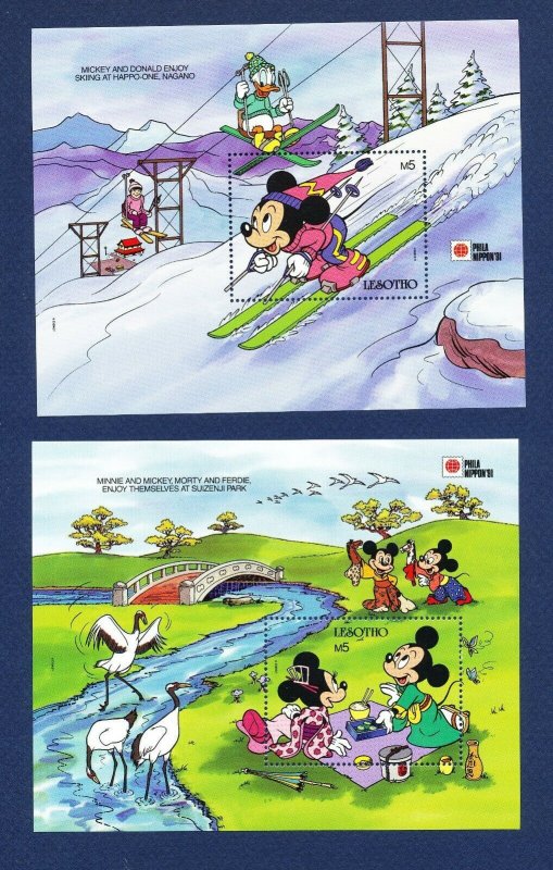 LESOTHO - 807-816 - VF MNH - Disney - Mickey Mouse visits Japan -