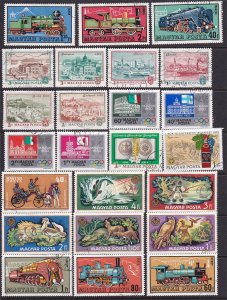 Hungary 1970-79 Approximately 184 All Different Stamps Used