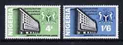 NIGERIA  - 1969 - Philatelic Service Inauguration -Perf 2v Set-Mint Never Hinged