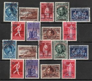 Belgium - Sc# 7CB4 - CB12 + CB4A - CB12A Used         /        Lot 0324035