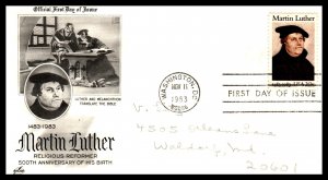 US 2065 Martin Luther Artcraft Pencil FDC