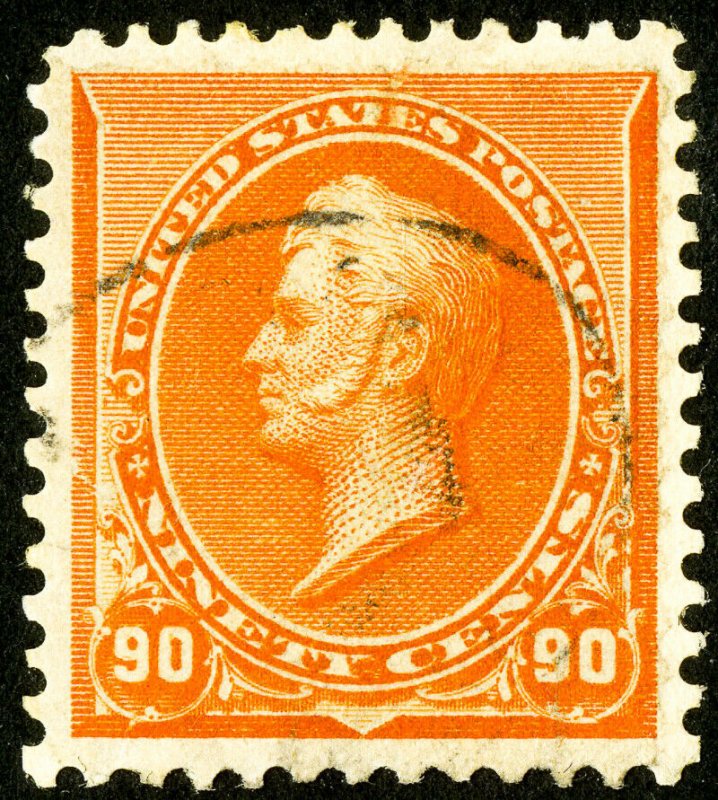 US Stamps # 229 Used Superb Light cancel. A pristine gem