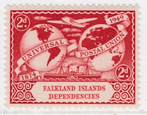 1949 British Colonies Falkland Islands 2d MH* Stamp A22P21F9101-