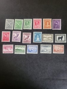 Stamps Newfoundland Scott #183-99  hinged