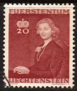 Liechtenstein Sc #186 Used