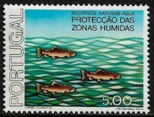 Portugal #1309 MNH Stamp - Protection of Wetlands - Fishing